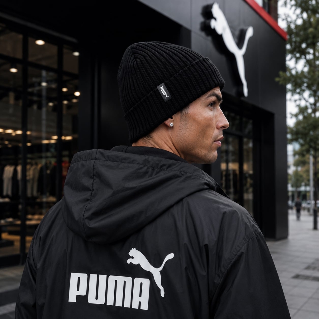 Mũ len trẻ em Puma Chính Hãng - Classic Low Crown Beanie Jr - Màu Đen | JapanSport 026559-01
