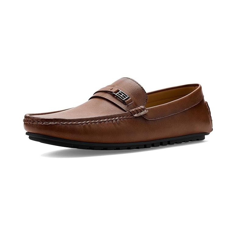 Giày Tommy Hilfiger Nam Chính Hãng - Rudder mens Driving Style Loafer - Màu Nâu | JapanSport LIGHT BROWN 230 tmRUDDER