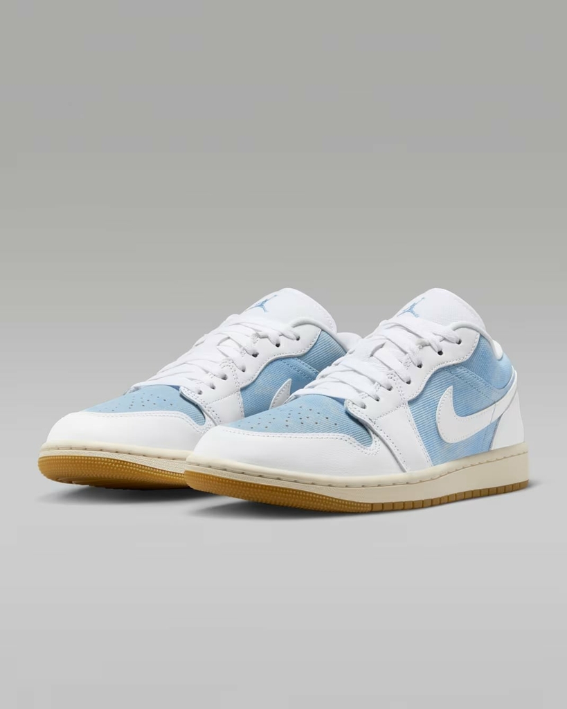 Giày Nike nữ Chính Hãng - Air Jordan 1 Low SE - Màu Xanh/ Trắng | JapanSport  HQ2004-400
