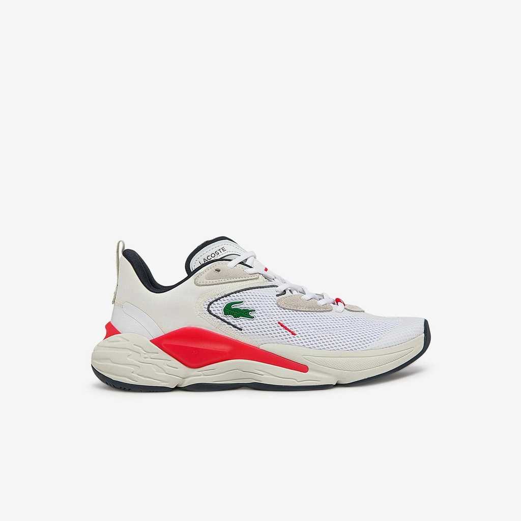 Giày Lacoste Nam Chính Hãng - Men's textile and synthetic Aceshot - Trắng | JapanSport 43SMA00134Y0