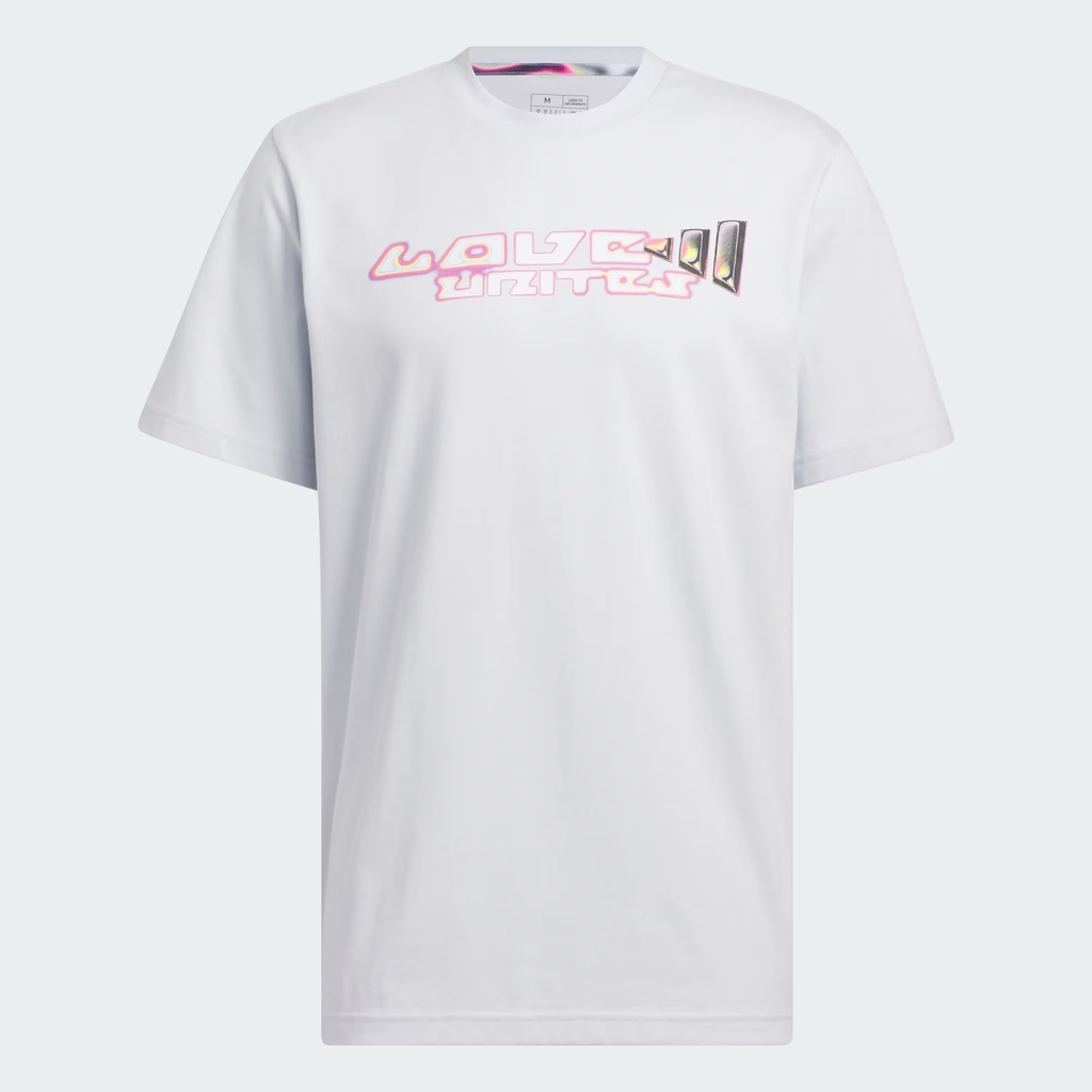 Áo Phông Adidas Nam Chính Hãng - Pride Graphic Tee - Màu Trắng | JapanSport IW2729