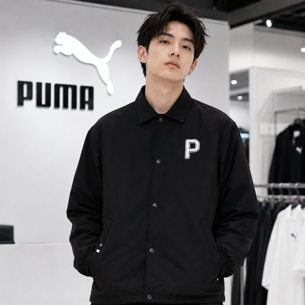 Áo Khoác Puma Nam Chính Hãng -  PUMA PC Stretch Coach Jacket - Màu Đen | JapanSport  630311-01