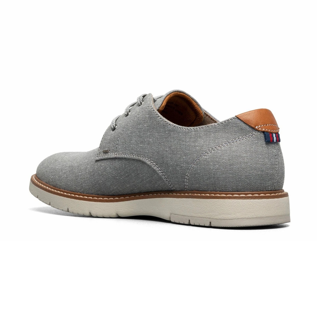 Giày Florsheim Nam Chính Hãng - Canvas Plain Toe Oxford - Màu Xám | JapanSport 14419-020