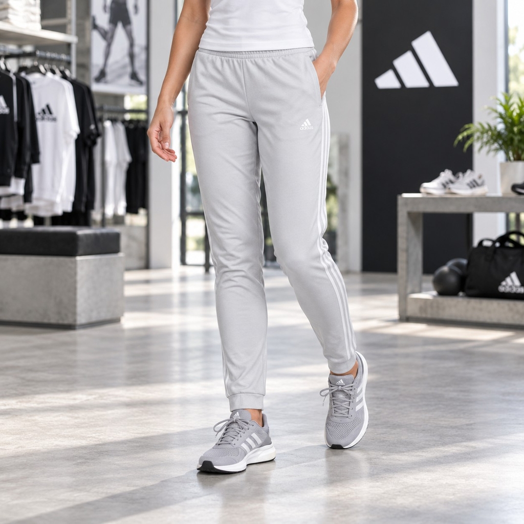 Quần dài Adidas Nữ Chính Hãng -  SPORTSWEAR ENERGIZE TRACKSUIT - Xám | JapanSport HD9028