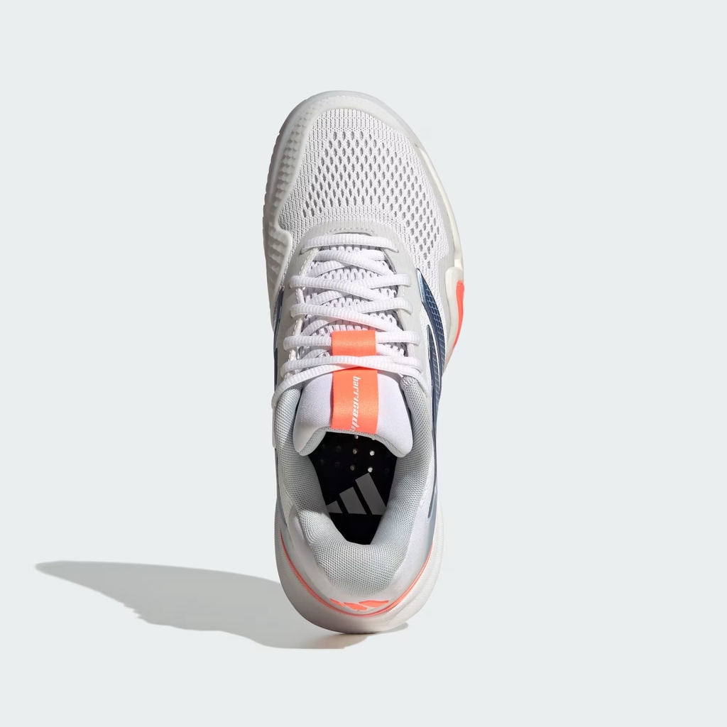 Giày Tennis Adidas Nam Chính Hãng - Barricade 14 - Màu Trắng/Xanh/Cam | JapanSport JR1765