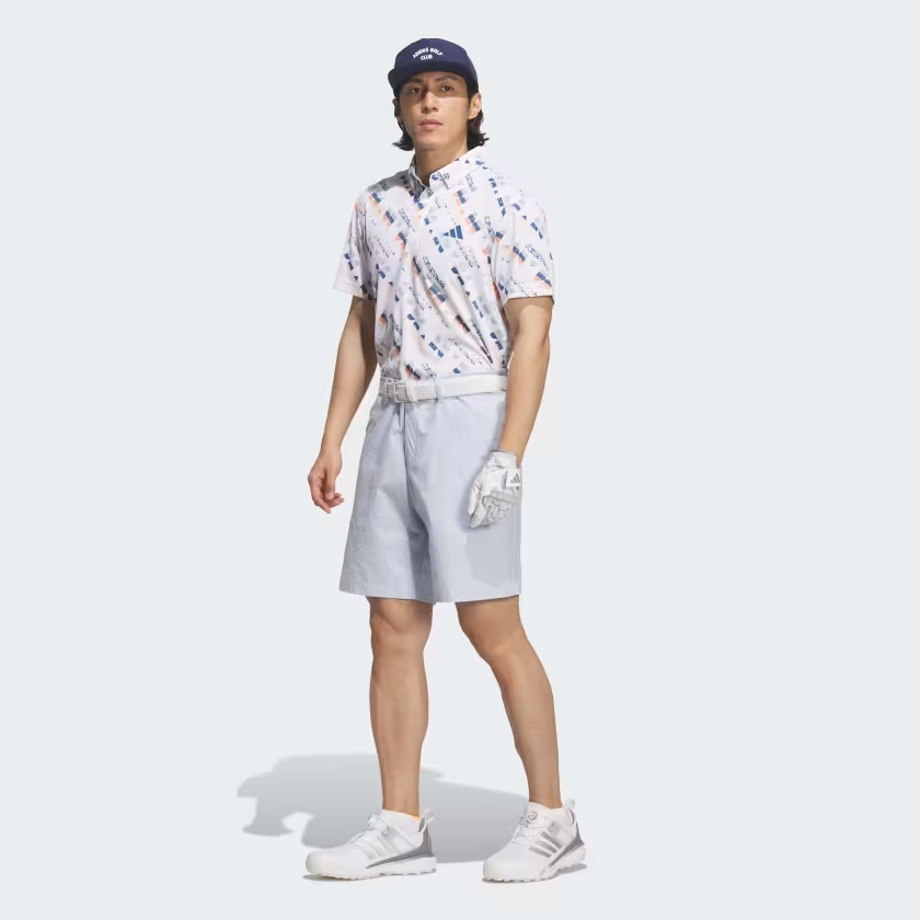 Áo Polo Adidas Nam Chính Hãng - AOP Short-Sleeve - Màu White / Multicolor | JapanSport JZ4363