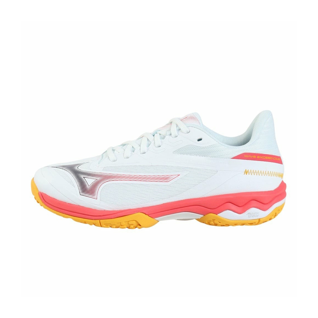 Giày Tennis Mizuno Chính hãng - Wave Exceed Court Wide OC - Màu Trắng | JapanSport 61GB2518-60