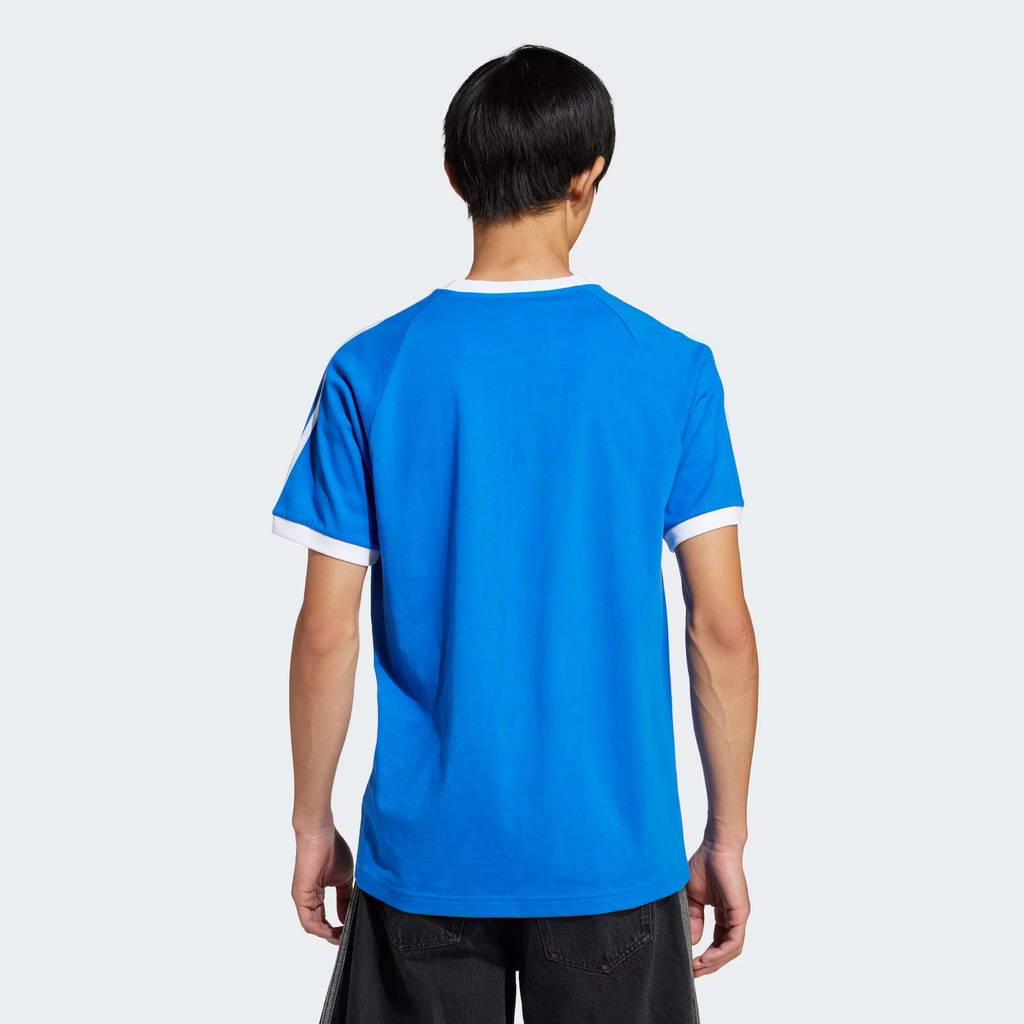 Áo Phông Adidas Nam Chính Hãng - Áo Thun 3 Sọc Adicolor Classics - Màu Xanh | JapanSport JD2880