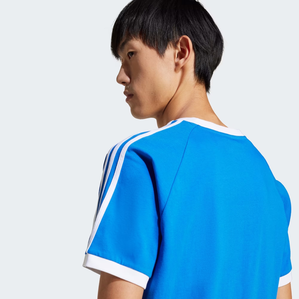 Áo Phông Adidas Nam Chính Hãng - Áo Thun 3 Sọc Adicolor Classics - Màu Xanh | JapanSport JD2880