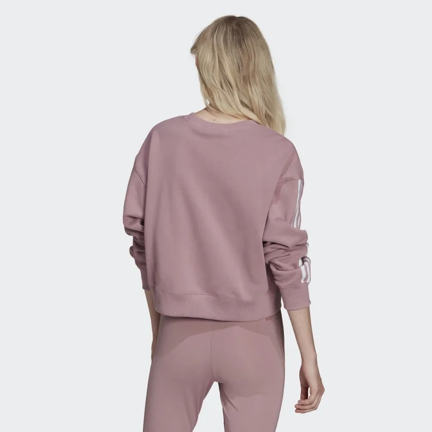 Áo Adidas Nữ Chính Hãng - Adicolor Classics Sweatshirt - Tím | JapanSport HC2027