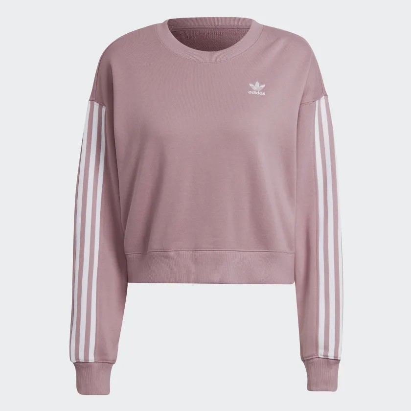 Áo Adidas Nữ Chính Hãng - Adicolor Classics Sweatshirt - Tím | JapanSport HC2027