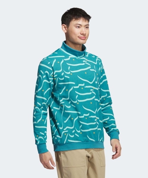 Áo Polo Adidas Nam Chính Hãng - Adicross Long Sleeve Turtleneck Polo Shirt - Màu Xanh | JapanSport IB1970