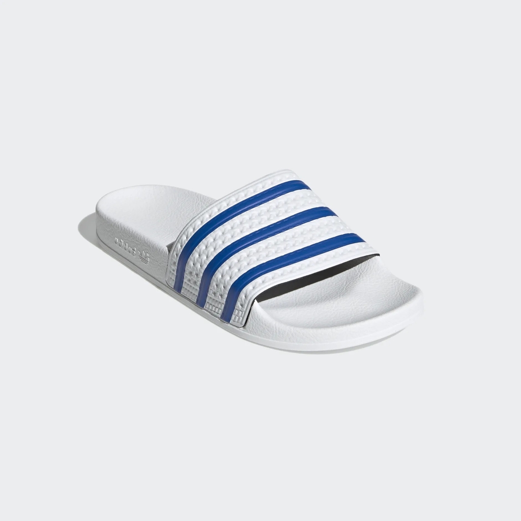 Dép Adidas Chính Hãng - Adilette Slides - Trắng/Xanh | JapanSport FX5860
