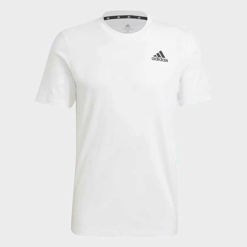 Áo Phông Adidas Nam Chính Hãng - AEROREADY Designed 2 Move Sport Tee - Trắng | JapanSport GR0517