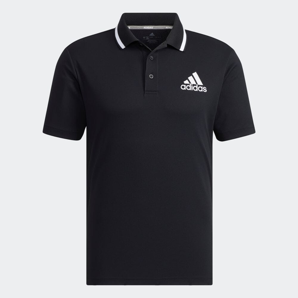 Áo Polo Adidas Chính Hãng - AEROREDAY BOS Logo Short-sleeved - Đen | JapanSport HI5600