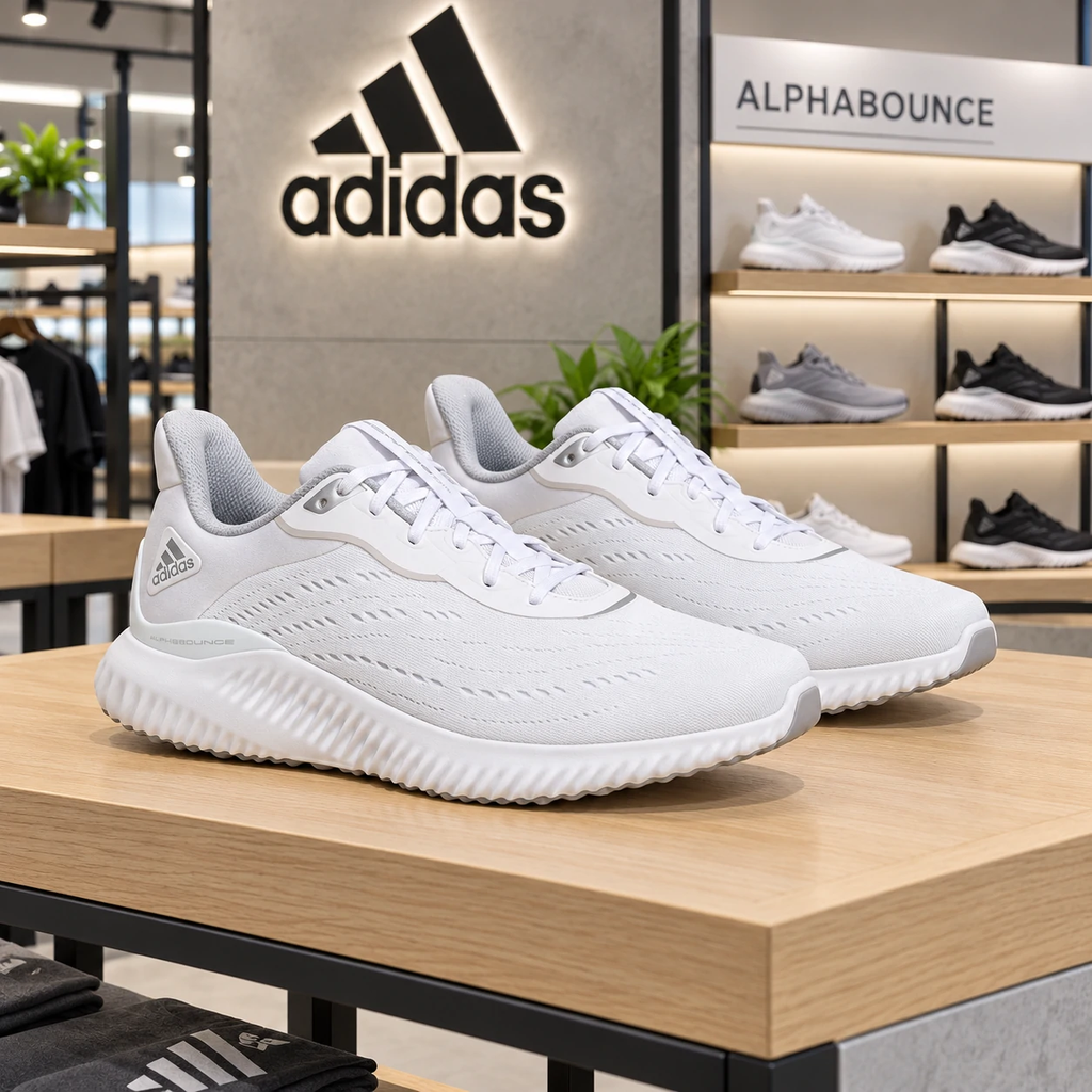 Giày Adidas Chính hãng - Alphabounce Flow Nam - Trắng | JapanSport HR0606 JY6194