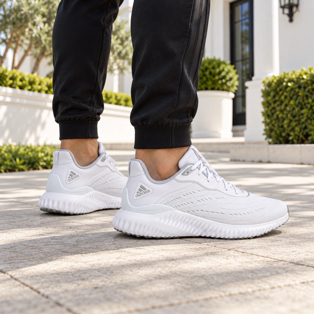 Giày Adidas Chính hãng - Alphabounce Flow Nam - Trắng | JapanSport HR0606 JY6194