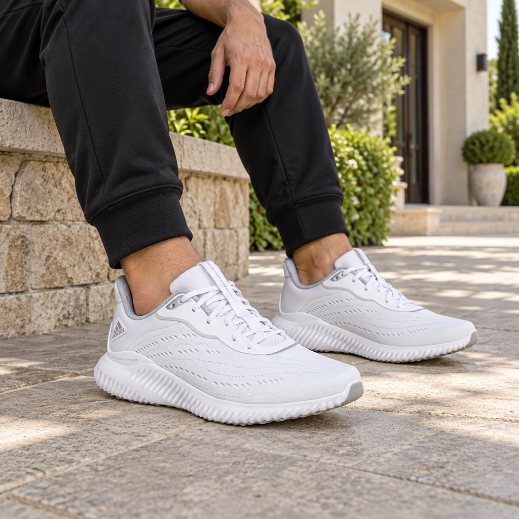 Giày Adidas Chính hãng - Alphabounce Flow Nam - Trắng | JapanSport HR0606 JY6194