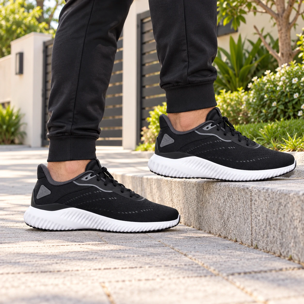 Giày Adidas Chính hãng - Alphabounce Flow Nam - Đen | JapanSport HR0607