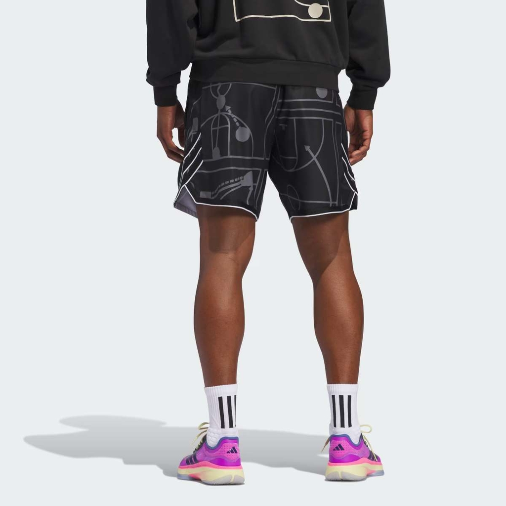 Quần Short Adidas Chính Hãng - Crazy Lite Allover - Màu Đen  | JapanSport JD2510
