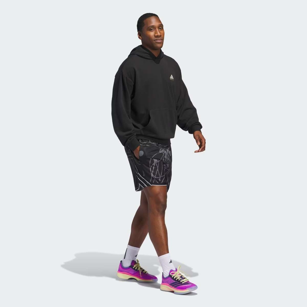 Quần Short Adidas Chính Hãng - Crazy Lite Allover - Màu Đen  | JapanSport JD2510