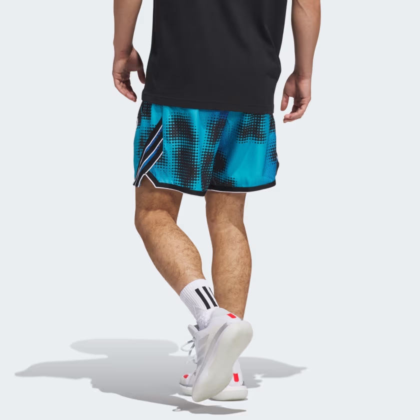 Quần Short Adidas Nam Chính Hãng - adidas Crazy Lite AOP Short - Màu Xanh | JapanSport JM6837