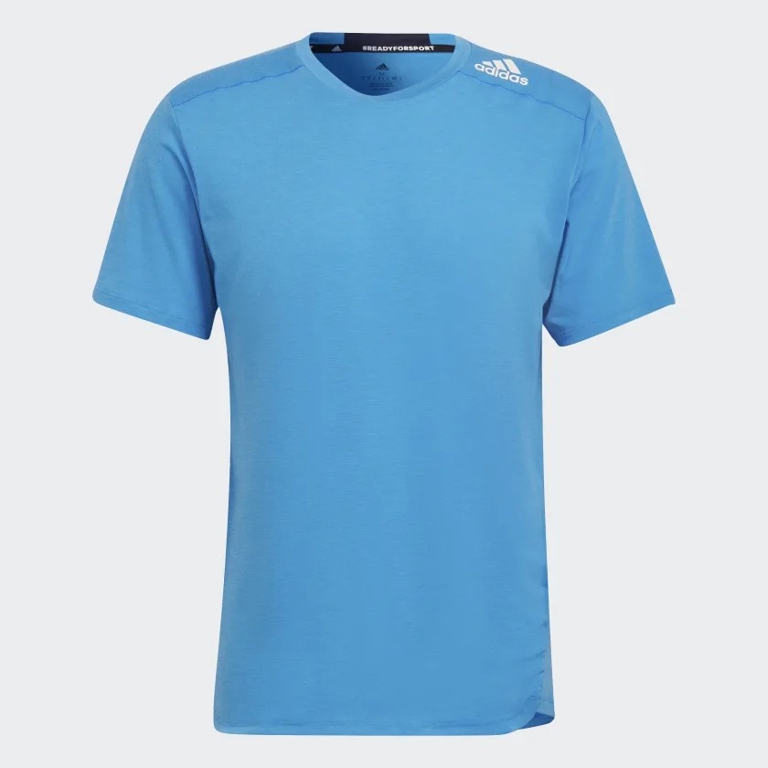 Áo Phông Adidas Nam Chính Hãng - DESIGNED FOR TRAINING TEE  - Xanh | JapanSport HB9199
