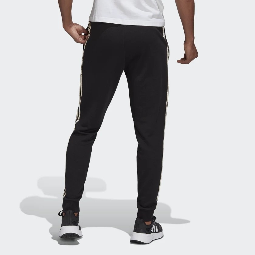 Quần Adidas Nam Chính Hãng - Essentials French Terry Camo Print Joggers - Đen | JapanSport HE1871