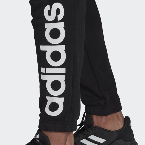 Quần Adidas Nam Chính Hãng - ESSENTIALS FRENCH TERRY TAPERED ELASTIC CUFF LOGO JOGGERS - Đen | JapanSport GK8897