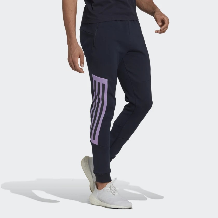 Quần Adidas Nam Chính Hãng - Future Icons 3-Stripes Pants - Navy | JapanSport HK4558