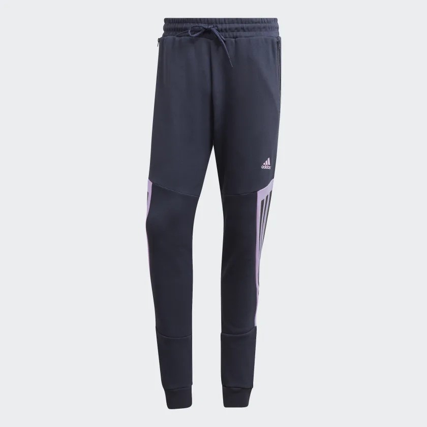 Quần Adidas Nam Chính Hãng - Future Icons 3-Stripes Pants - Navy | JapanSport HK4558