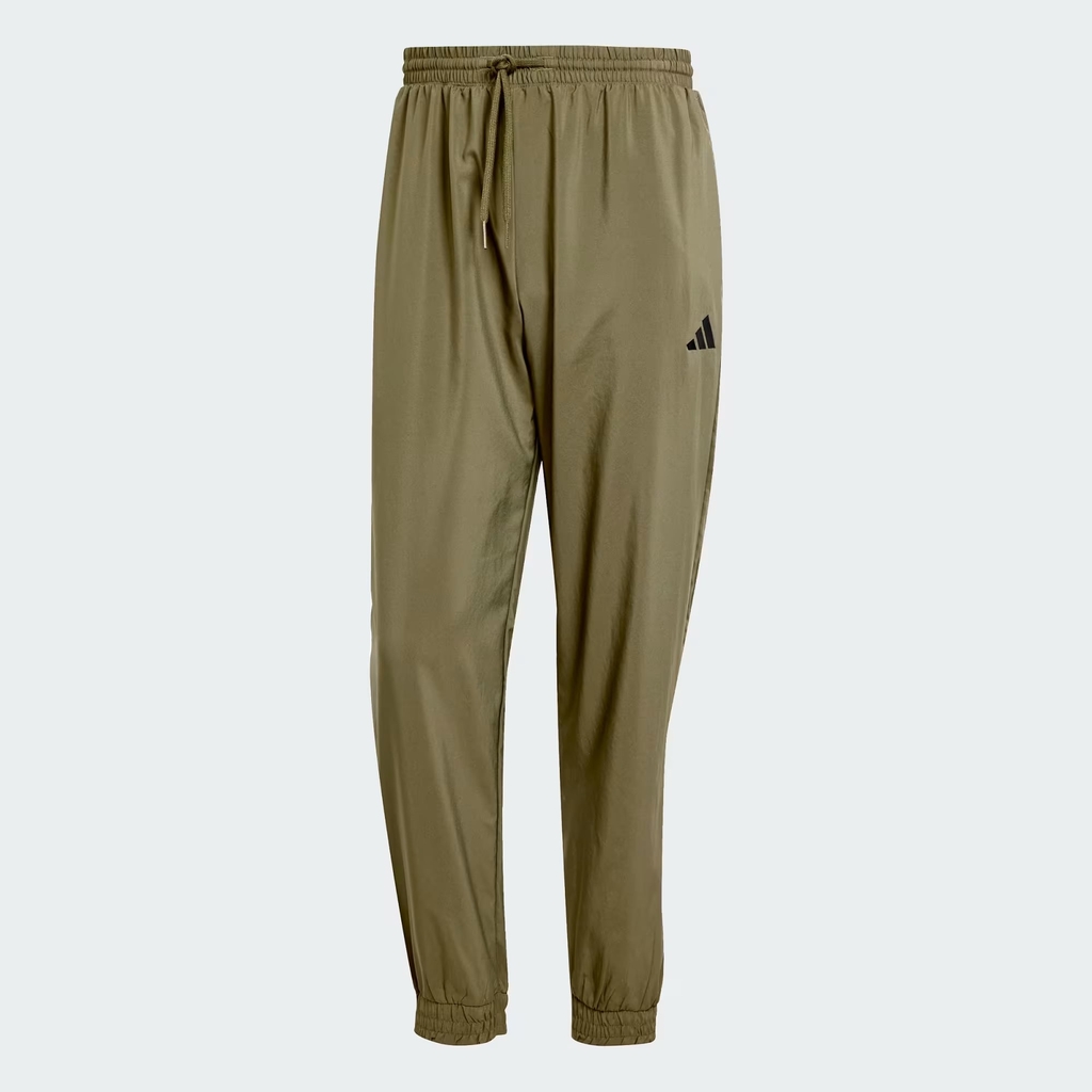Quần Dài Adidas Chính Hãng - Green Essentials Small Logo Stanford - Màu olive | JapanSport JF1102