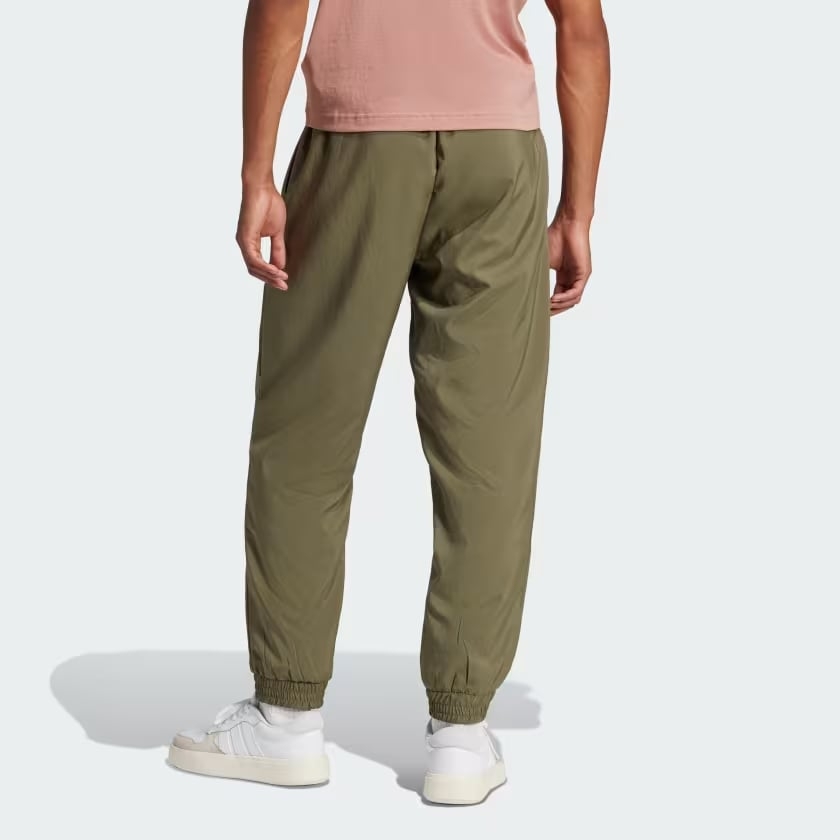 Quần Dài Adidas Chính Hãng - Green Essentials Small Logo Stanford - Màu olive | JapanSport JF1102