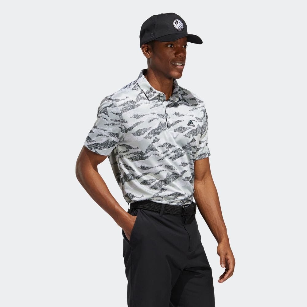 Áo Polo Adidas Nam Chính Hãng - Jacquard Shirt - Rằn ri | JapanSport HF6500