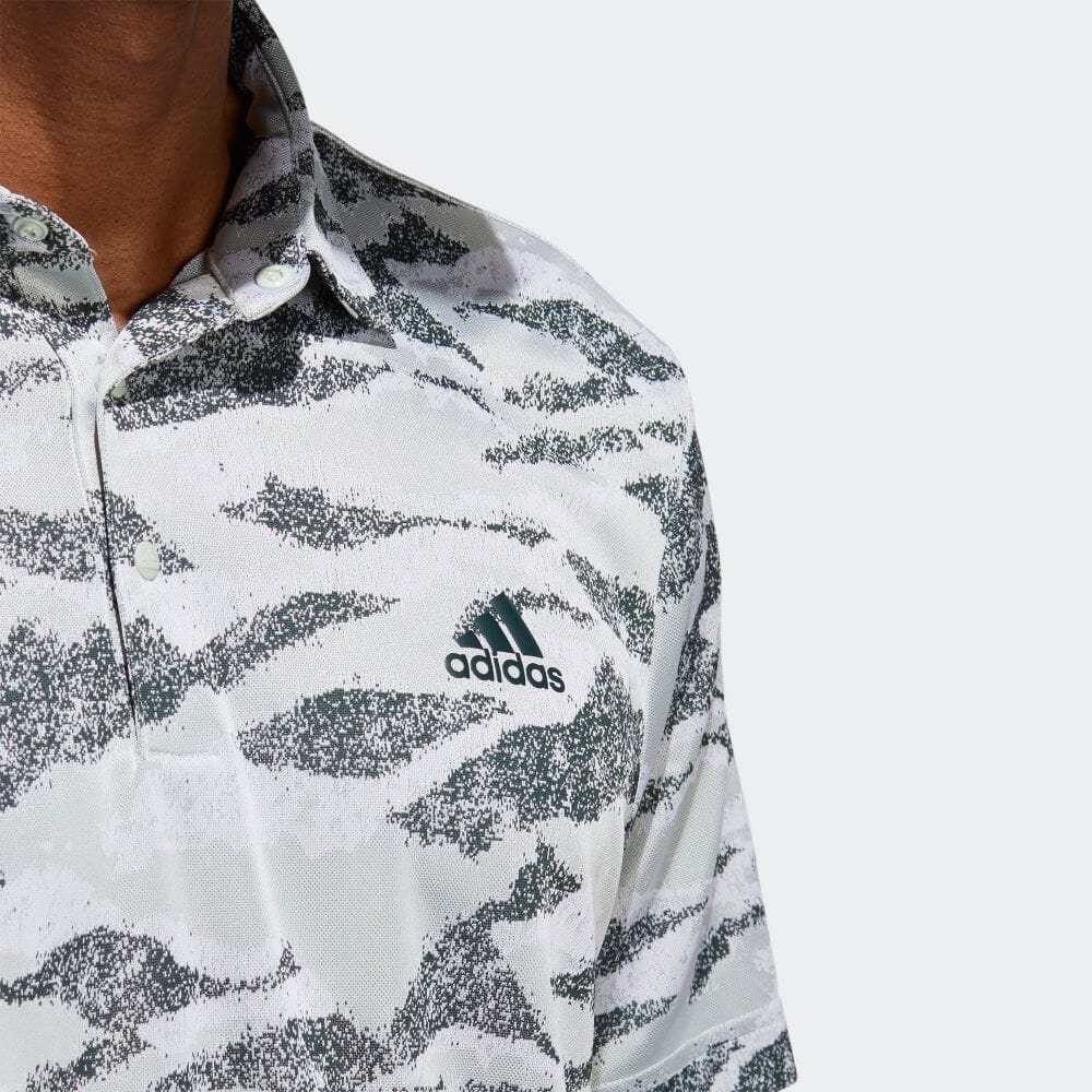 Áo Polo Adidas Nam Chính Hãng - Jacquard Shirt - Rằn ri | JapanSport HF6500