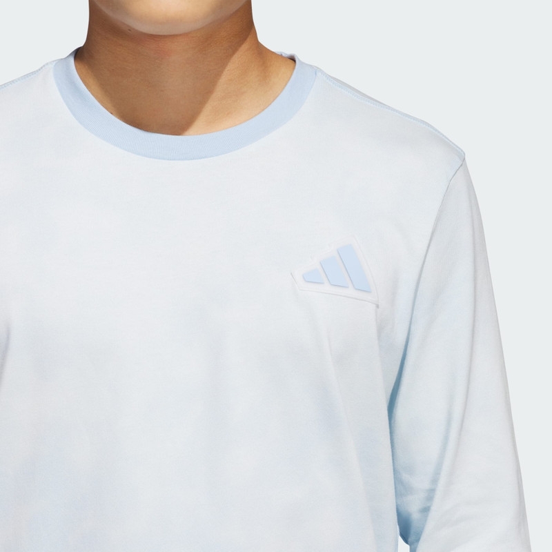 Áo Dài Tay Nam Adidas Chính Hãng - Long Sleeve Tech Tee - Màu Xanh | JapanSport JN8704