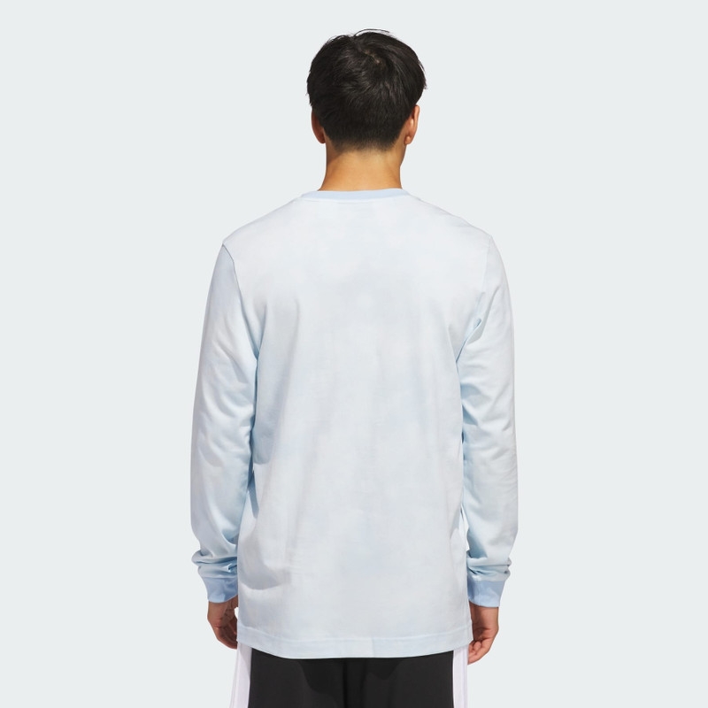 Áo Dài Tay Nam Adidas Chính Hãng - Long Sleeve Tech Tee - Màu Xanh | JapanSport JN8704