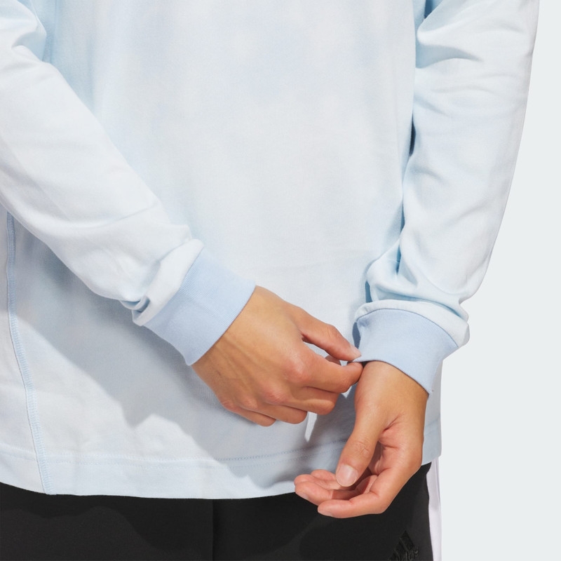 Áo Dài Tay Nam Adidas Chính Hãng - Long Sleeve Tech Tee - Màu Xanh | JapanSport JN8704