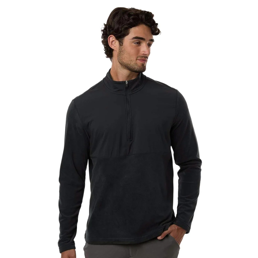 Áo Dài Tay Adidas Nam Chính Hãng -  Ultimate365 Cozy 1/4 Zip - Màu Đen | JapanSport KA9876
