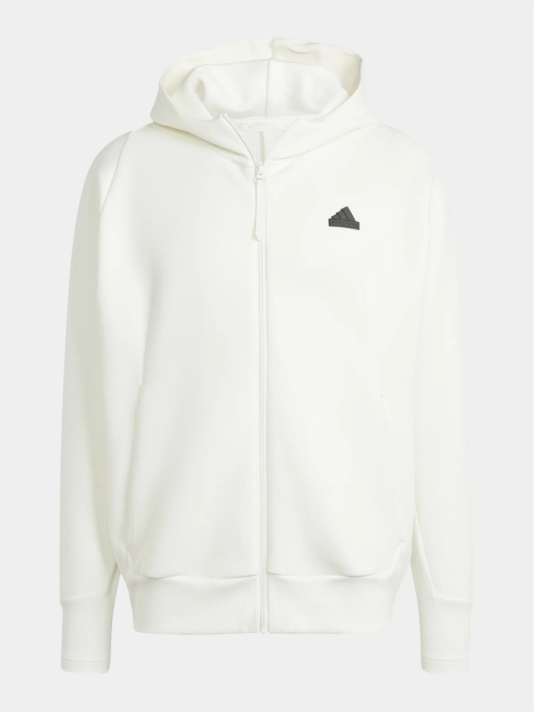 Áo Khoác Adidas Chính Hãng - Z.N.E. Premium Full-Zip Hooded Track Jacket - Màu Be | JapanSport IR5208