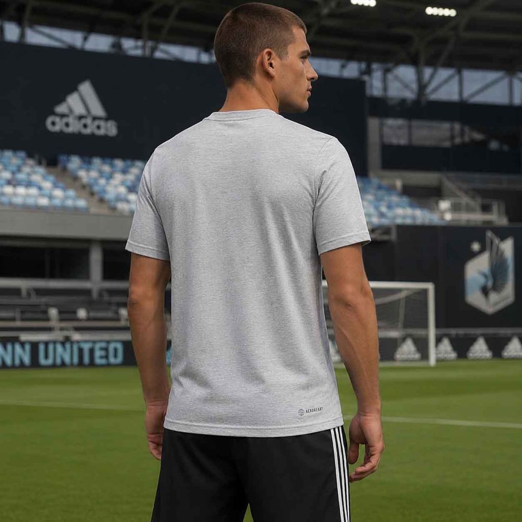 Áo Phông Adidas Nam Chính Hãng - Minnesota United FC Vintage T-Shirt - Màu xám | JapanSport JP2888