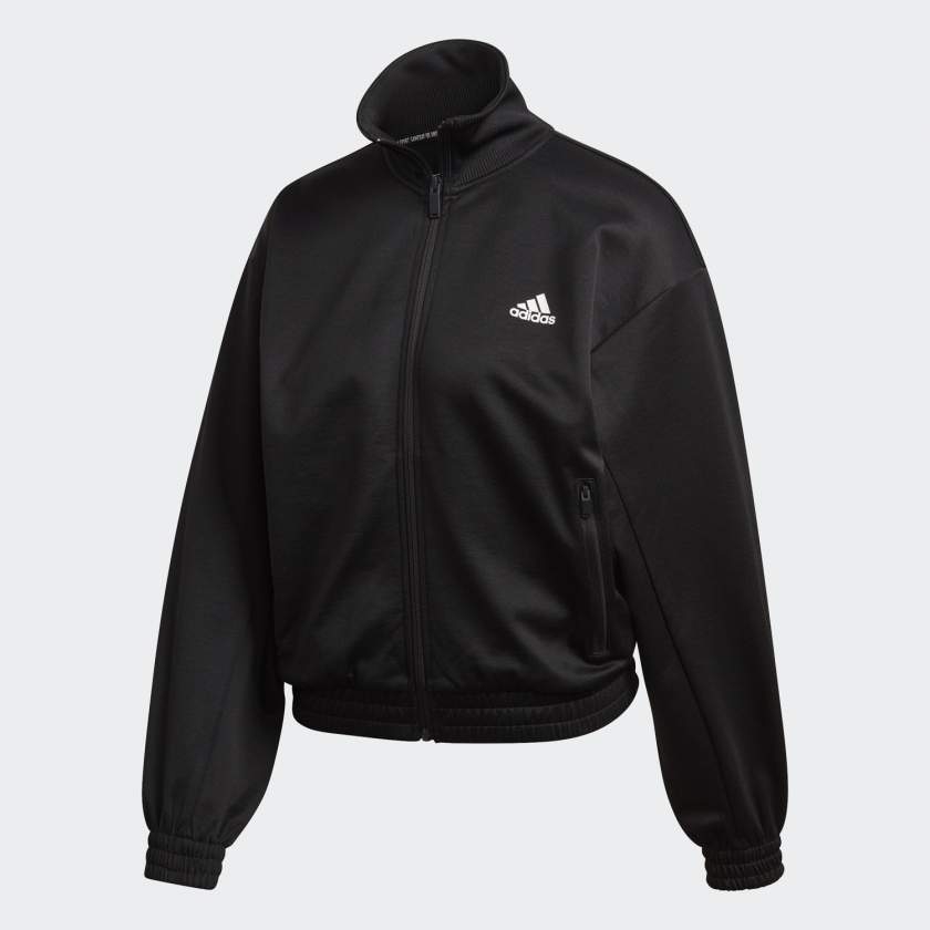 Áo Khoác Adidas nữ Chính Hãng - MUST HAVES TRACK  - Black/White | JapanSport - FR5109