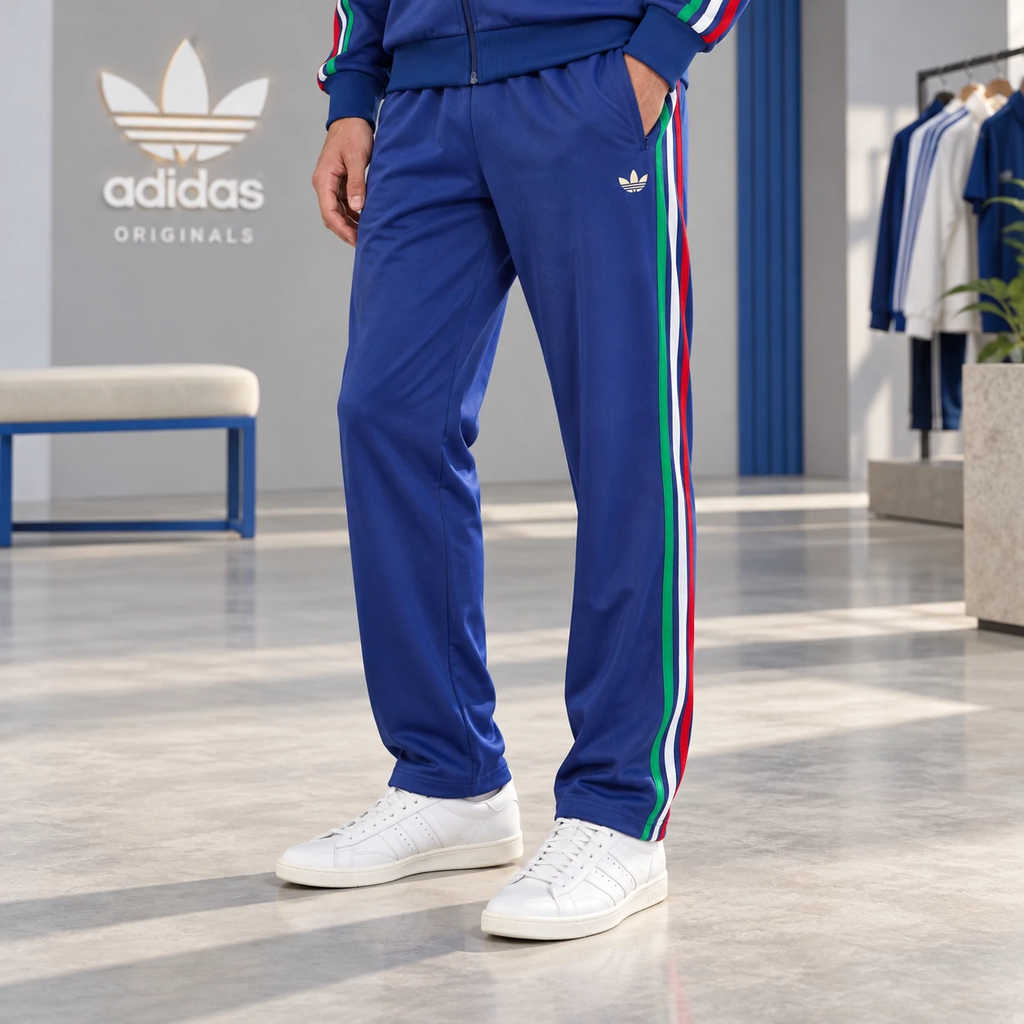 Bộ Thể Thao Nam Adidas Chính Hãng - Originals Firebird – Màu xanh | JapanSport KC7052 KC9503