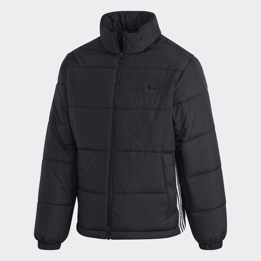Áo Khoác Adidas Chính Hãng - PADDED STAND COLLAR PUFFER - Black | JapanSport - GE1341