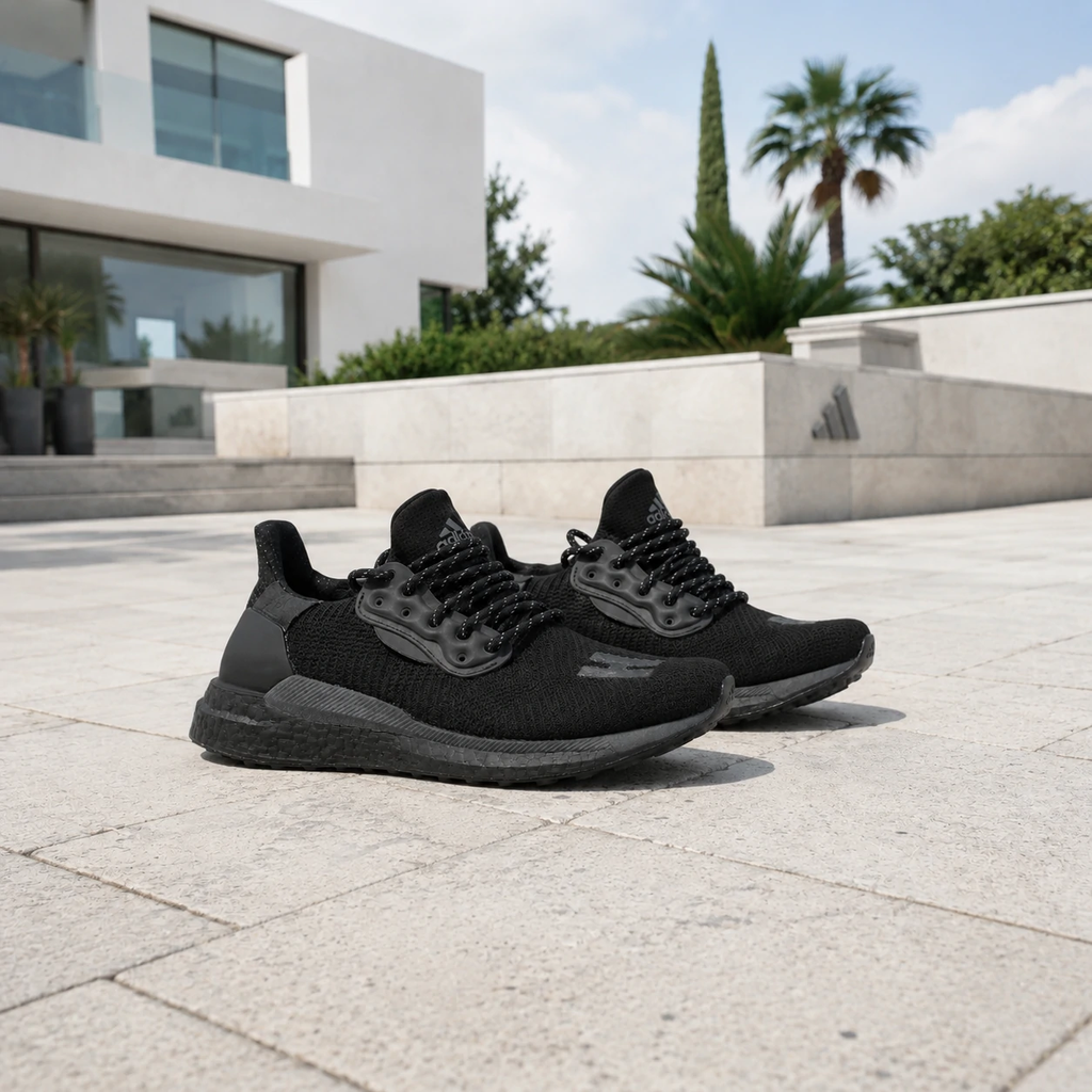 Giày chạy Nam Adidas Chính Hãng - Pharrell Williams Solar Hu Black Future - Màu đen | JapanSport GX2485