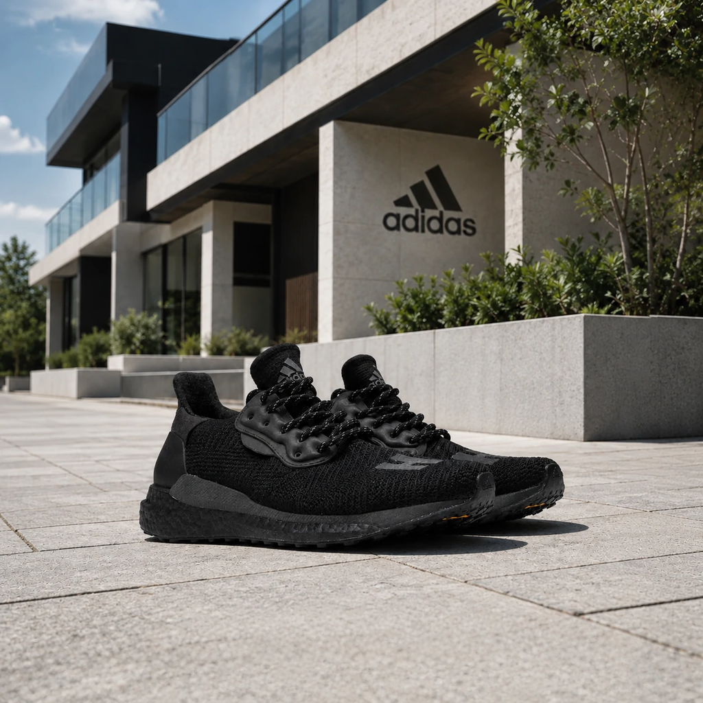 Giày chạy Nam Adidas Chính Hãng - Pharrell Williams Solar Hu Black Future - Màu đen | JapanSport GX2485