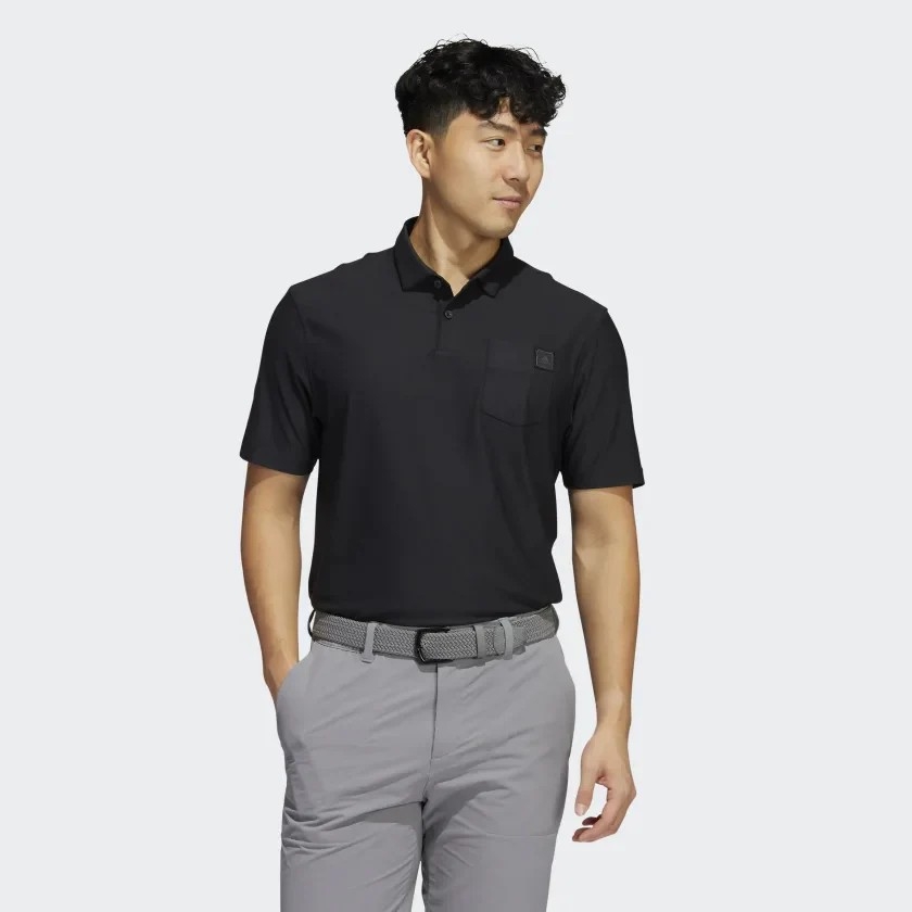 Áo Polo Adidas Chính Hãng - Go-To Golf - Màu Đen | JapanSport HA6114