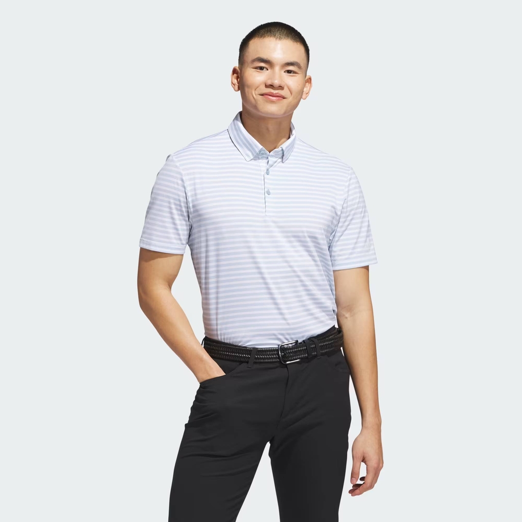 Áo Polo Adidas Nam Chính Hãng -  Polo Kẻ Sọc Ultimate365 - Màu Trắng | JapanSport JP0475