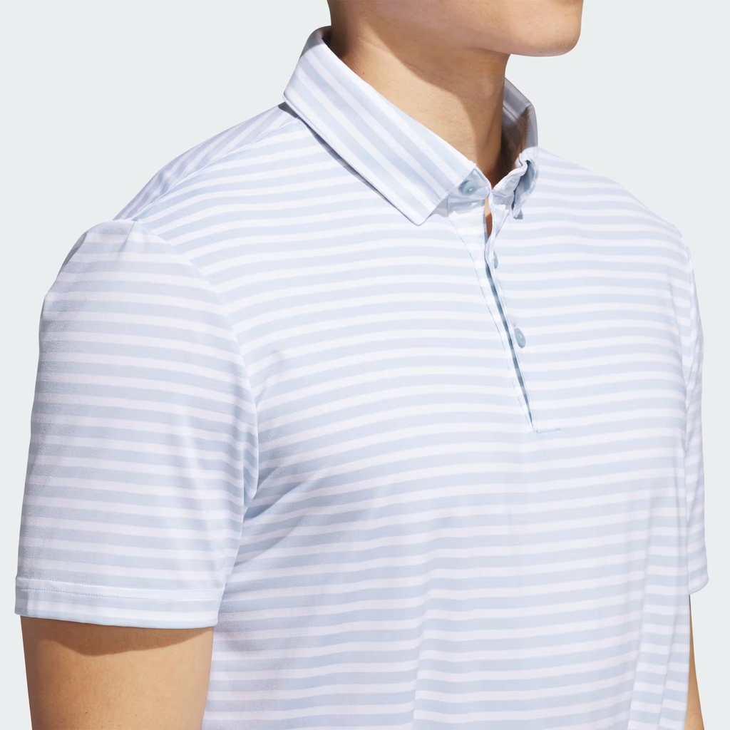 Áo Polo Adidas Nam Chính Hãng -  Polo Kẻ Sọc Ultimate365 - Màu Trắng | JapanSport JP0475