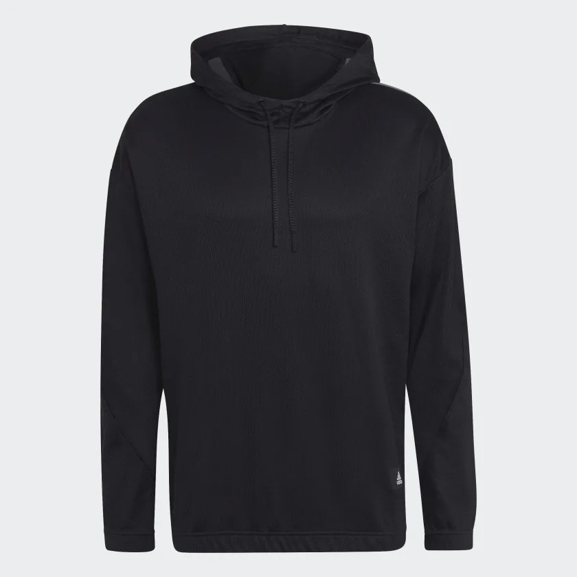 Áo Hoodie Nam Chính  Hãng - RVL 3-Stripes Hoodie - Đen | JapanSport HE2271